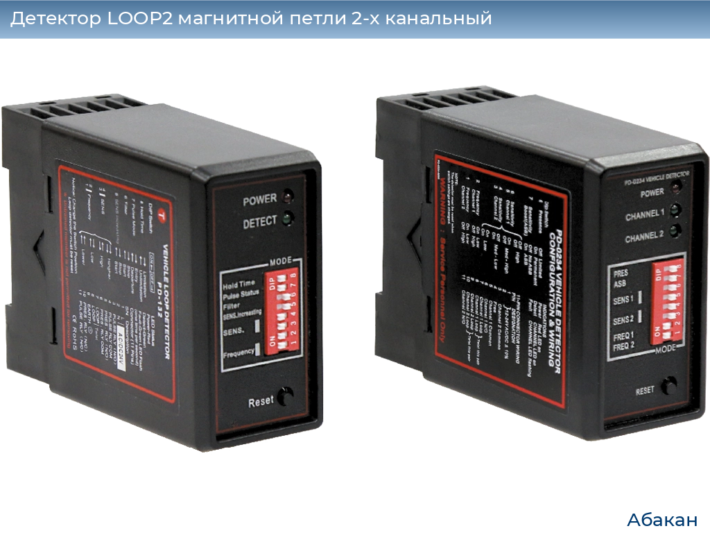Детектор LOOP2 магнитной петли 2-x канальный, abakan.doorhan.ru