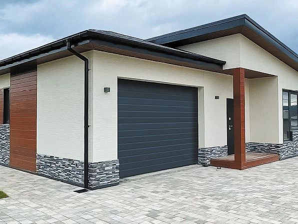 Секционные ворота 3700х2700 мм антрацитовые DoorHan RSD02, abakan.doorhan.ru